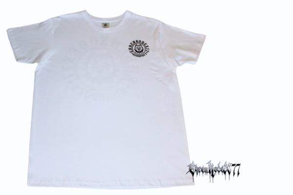 Street-Line T-Shirt "Ehrenkodex77", weiß, hochwertiger Siebdruck Pitbull